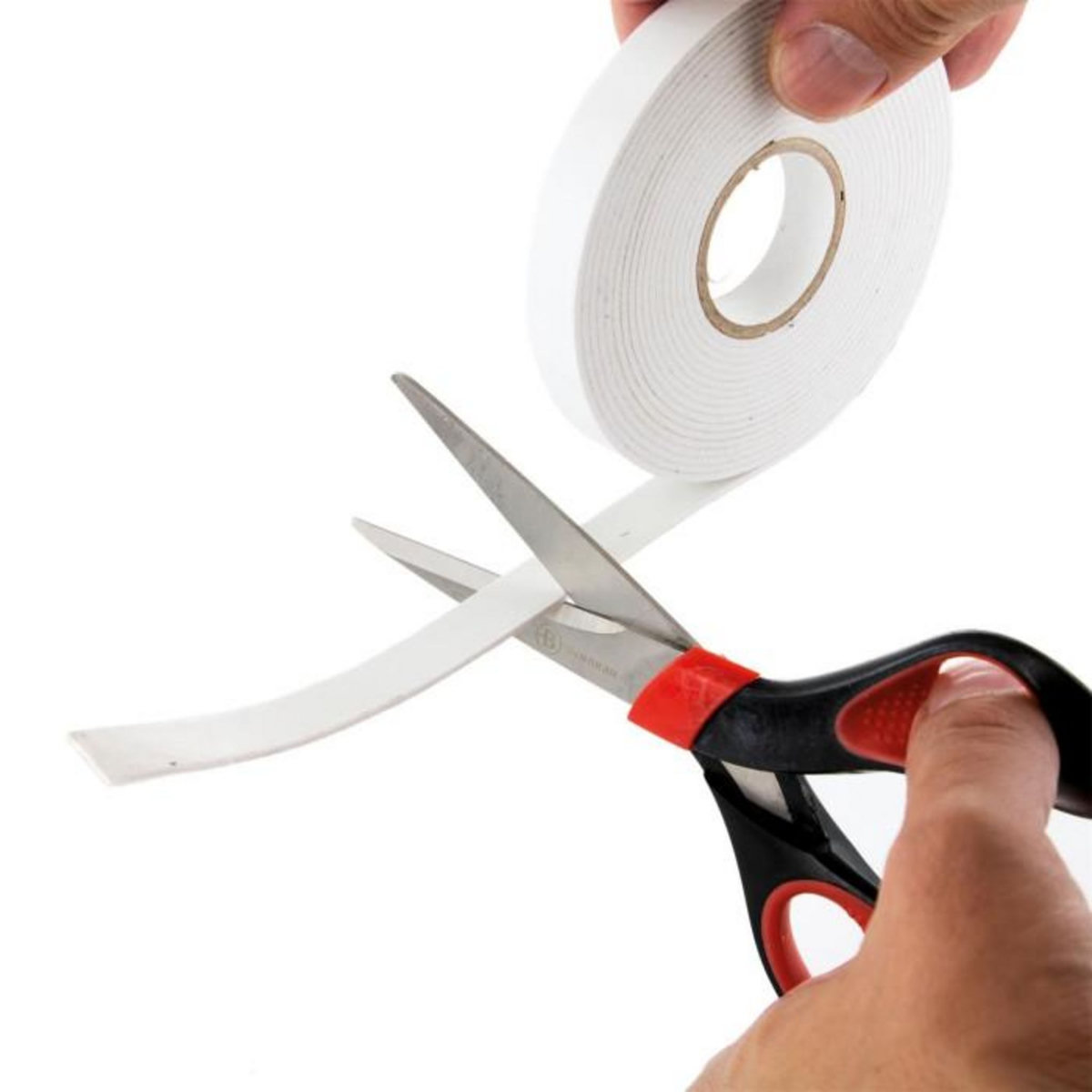 Paris Prix Rouleau Adhésif Double Face  Mousse  3m Blanc