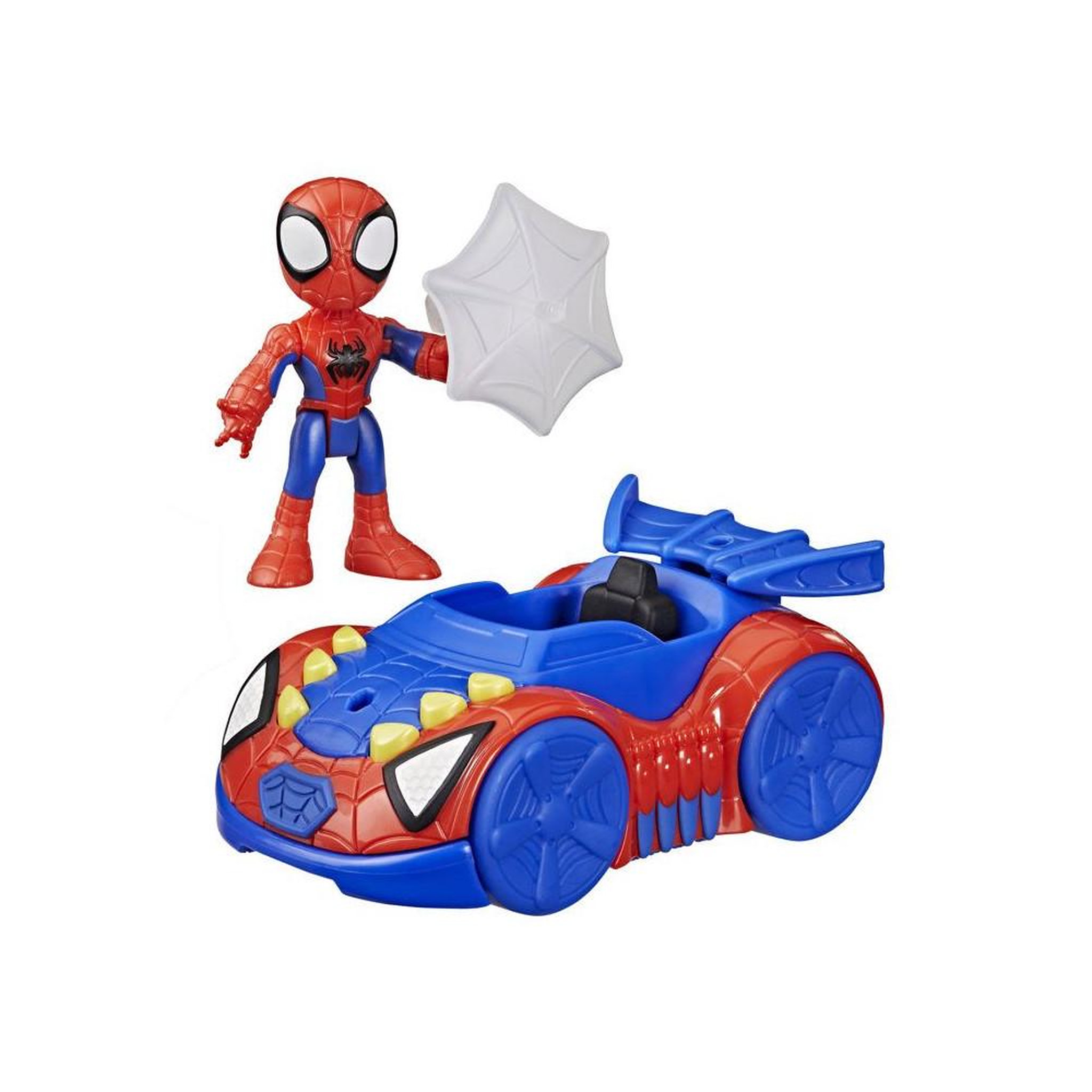 HASBRO Véhicule Arachno-Bolide de Spidey avec Figurine de 7,5 cm et Accessoire, Jouets pour Enfants, des 3 Ans, Spidey et Ses Amis Ext