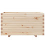Voir la diapositive 5 : VIDAXL Jardiniere 90x40x49,5 cm bois de pin massif