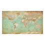 Voir la diapositive 2 : Paris Prix Papier Peint XXL  Turquoise World Map II  280x500cm