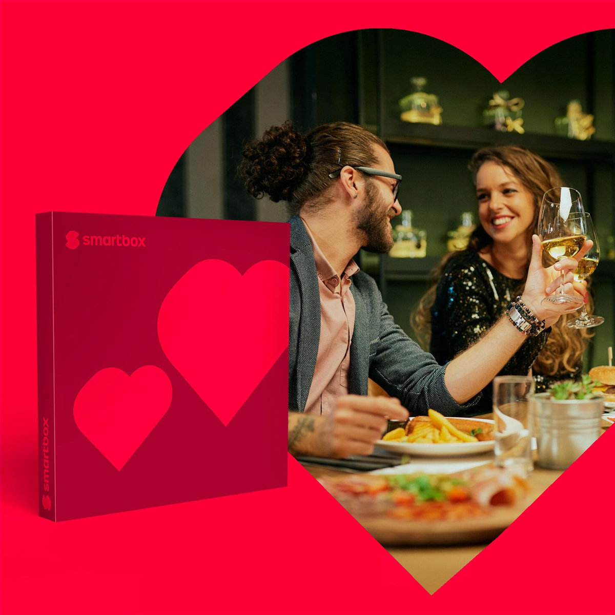 Smartbox Carte Cadeau Saint-Valentin - 75 € - Coffret Cadeau Multi-thèmes