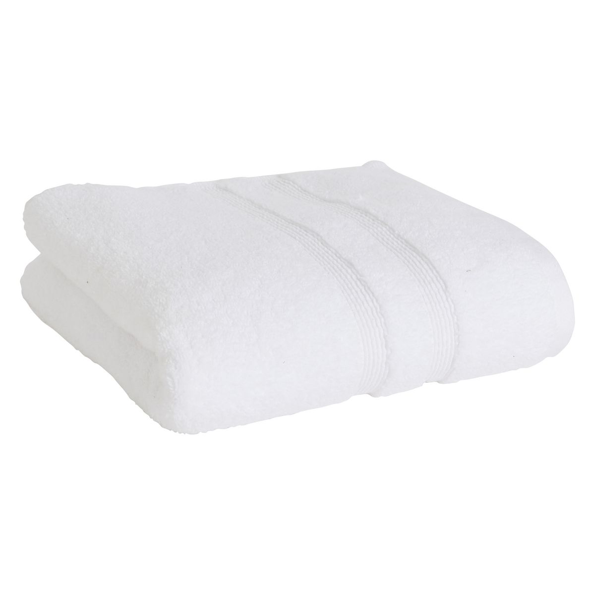 ACTUEL Serviette de toilette unie en coton  500 g/m²