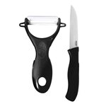 Paris Prix Couteau & Éplucheur  Céramique  16cm Noir