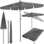 Voir la diapositive 1 : tectake Parasol VANESSA 200 x 125 cm réglable en hauteur et inclinable