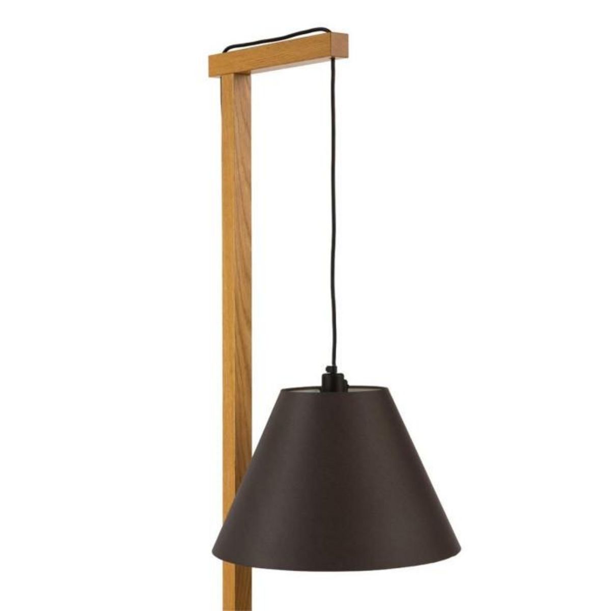 Paris Prix Lampadaire Design avec Table d'Appoint  Floor  199cm Chêne & Noir