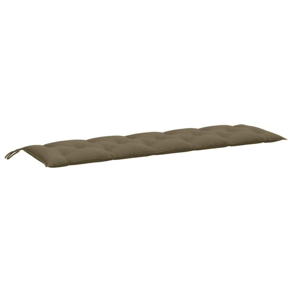 VIDAXL Coussins de banc de jardin lot de 2 taupe melange tissu