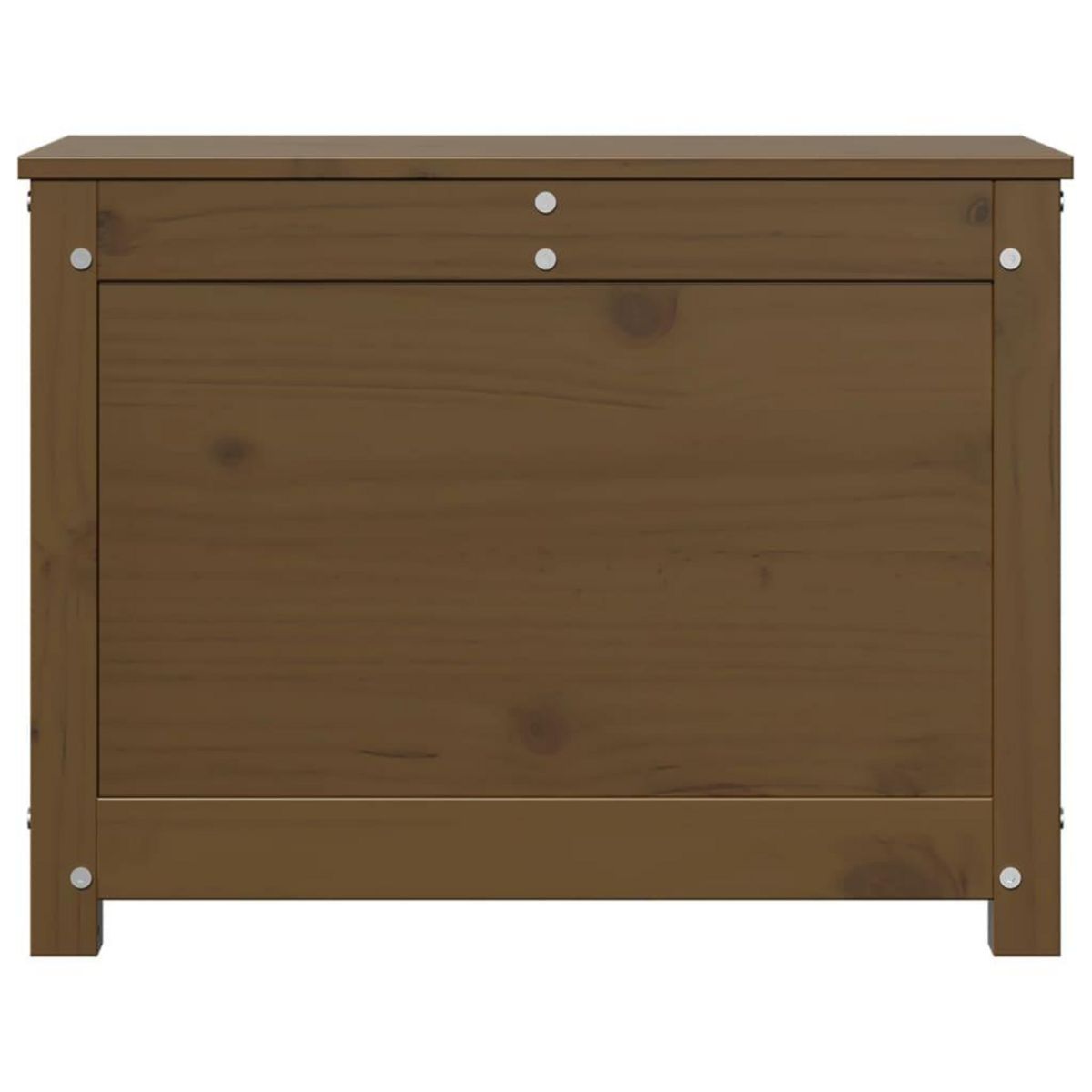 VIDAXL Boîte de rangement Marron miel 60x32x45,5 cm Bois massif de pin