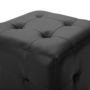 Voir la diapositive 4 : VIDAXL Poufs 2 pcs Noir 30 x 30 x 30 cm Similicuir