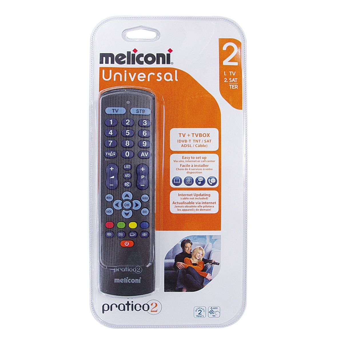 MELICONI Pratico 6 - Télécommande Universelle