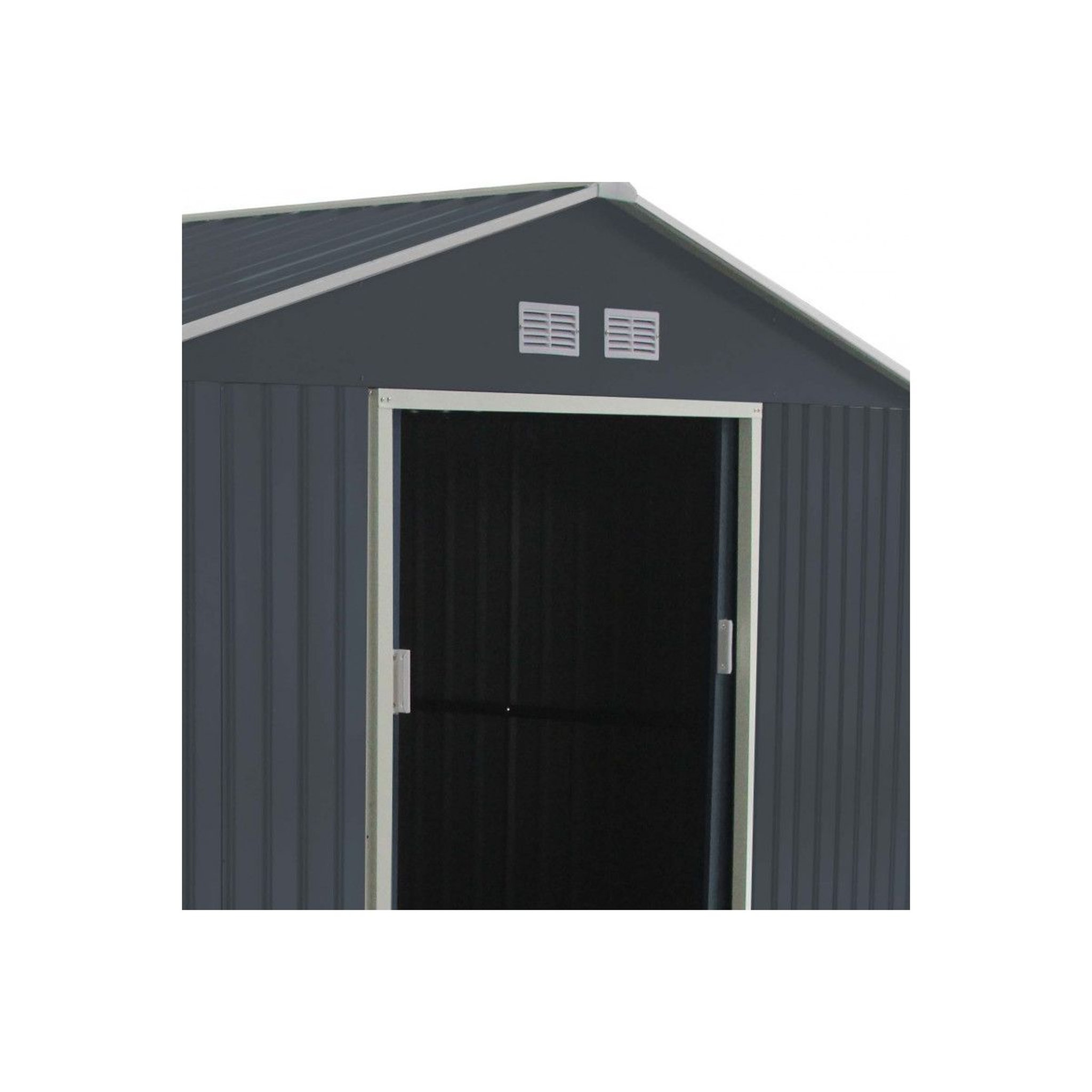 Voir la diapositive 2 : X Métal Abri de jardin métal - Anthracite - 7,06m²