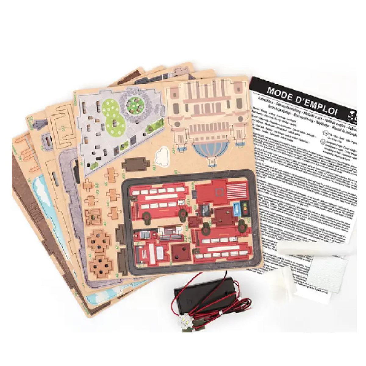 Graine créative Maquette bois 3D - TV Londres