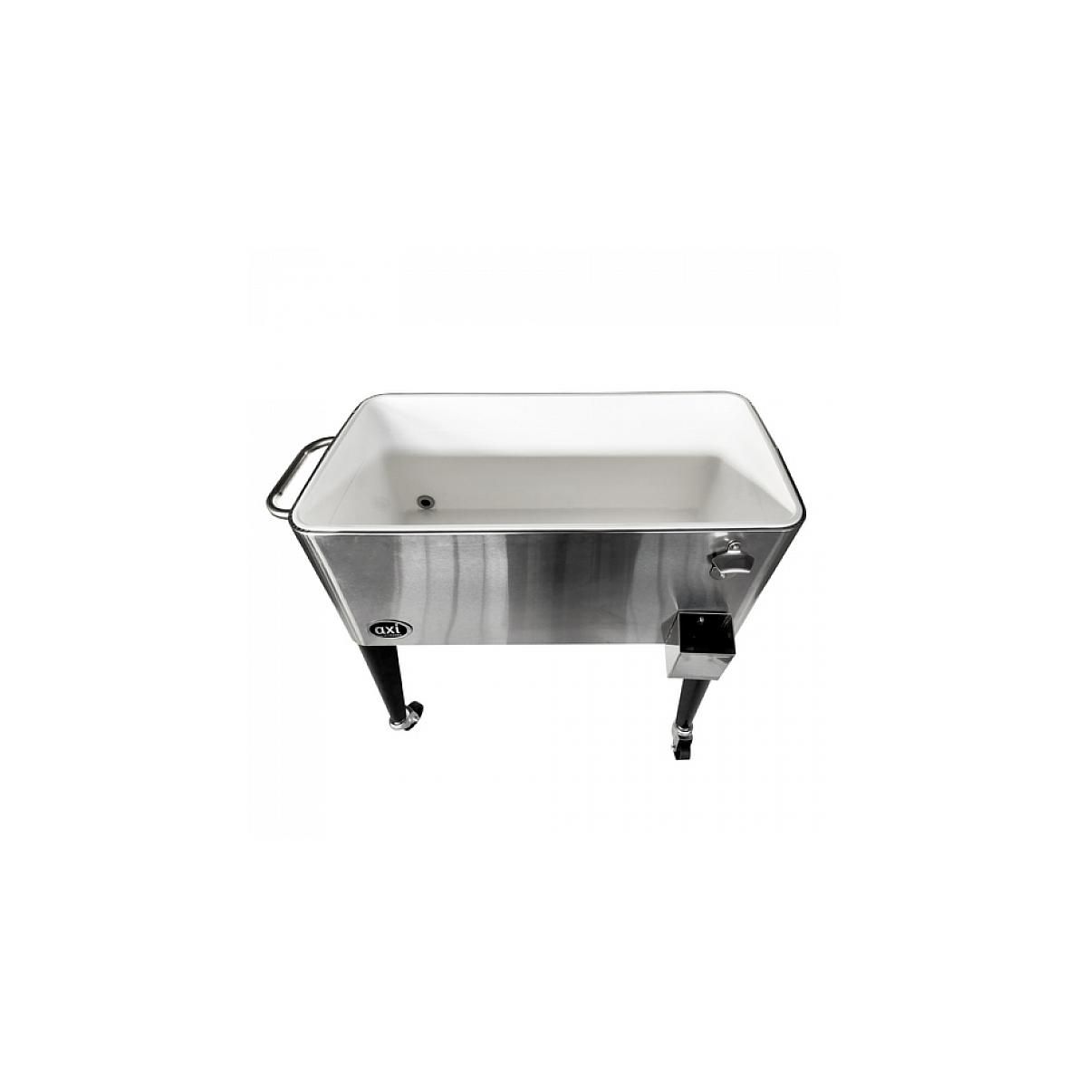 Axi House AXI Evier exterieur Retro Cooler Acier Inox