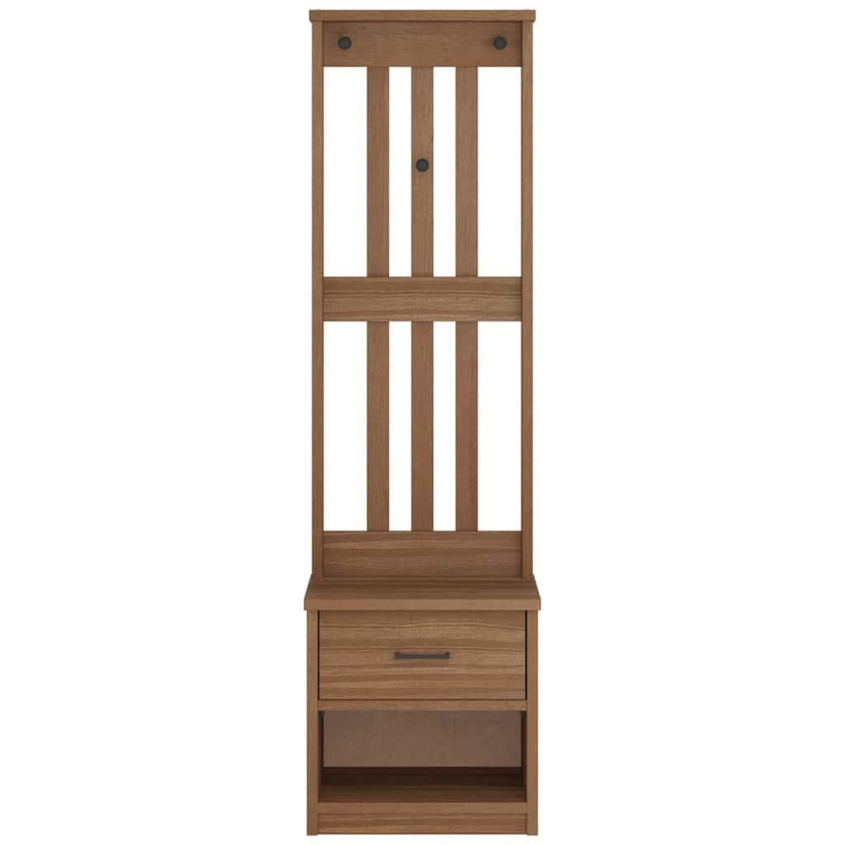 VIDAXL Portemanteau SANDENS 45x40x159,5 cm bois massif pin