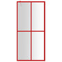 Voir la diapositive 3 : VIDAXL Paroi de douche avec verre ESG transparent rouge 100x195 cm