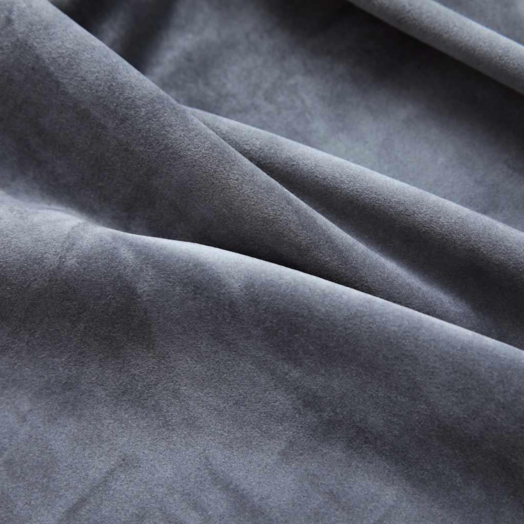 Voir la diapositive 4 : VIDAXL Rideaux occultants et anneaux 2pcs Velours Anthracite 140x225cm