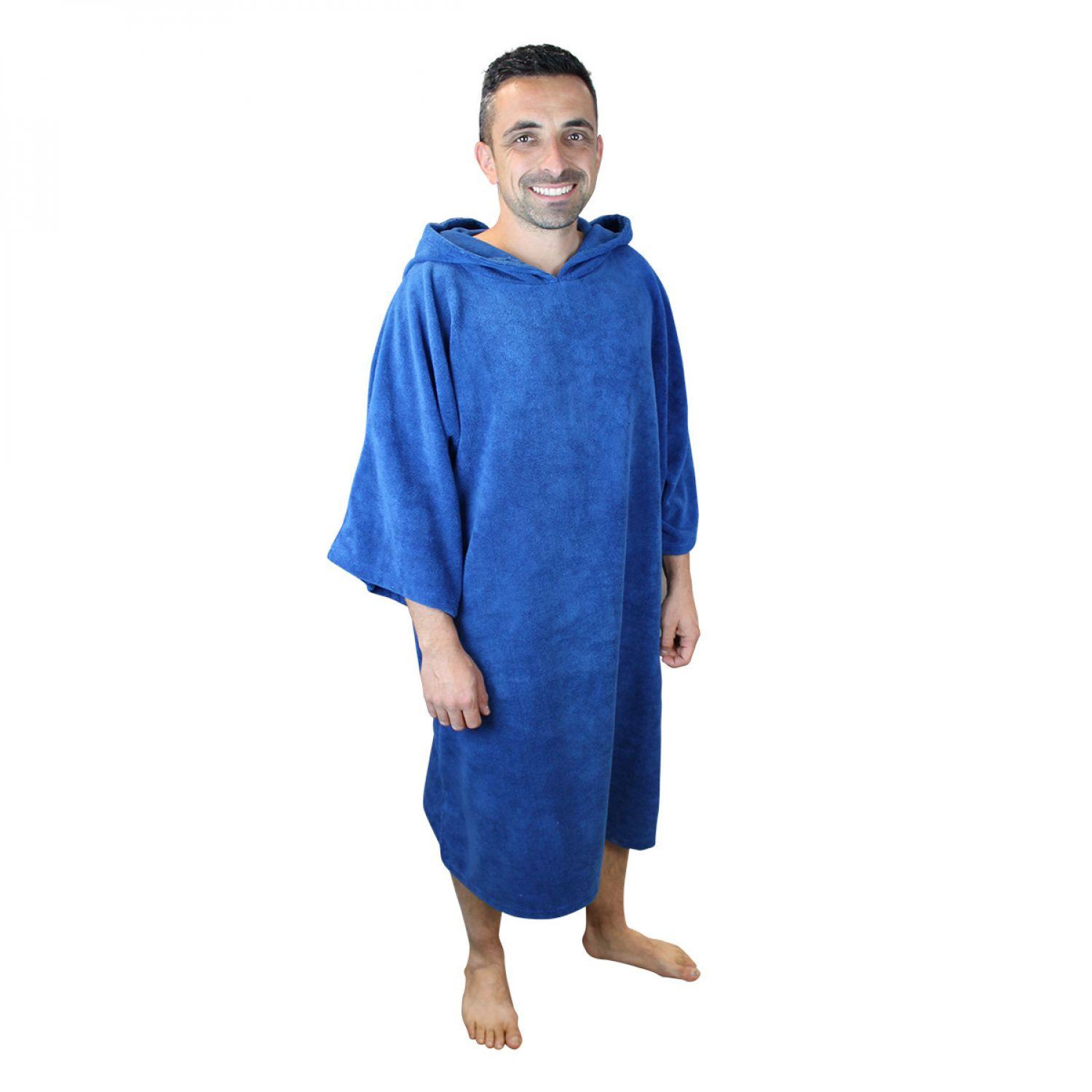 Voir la diapositive 4 : VIVEZEN Serviette poncho de bain ou de plage - Adulte