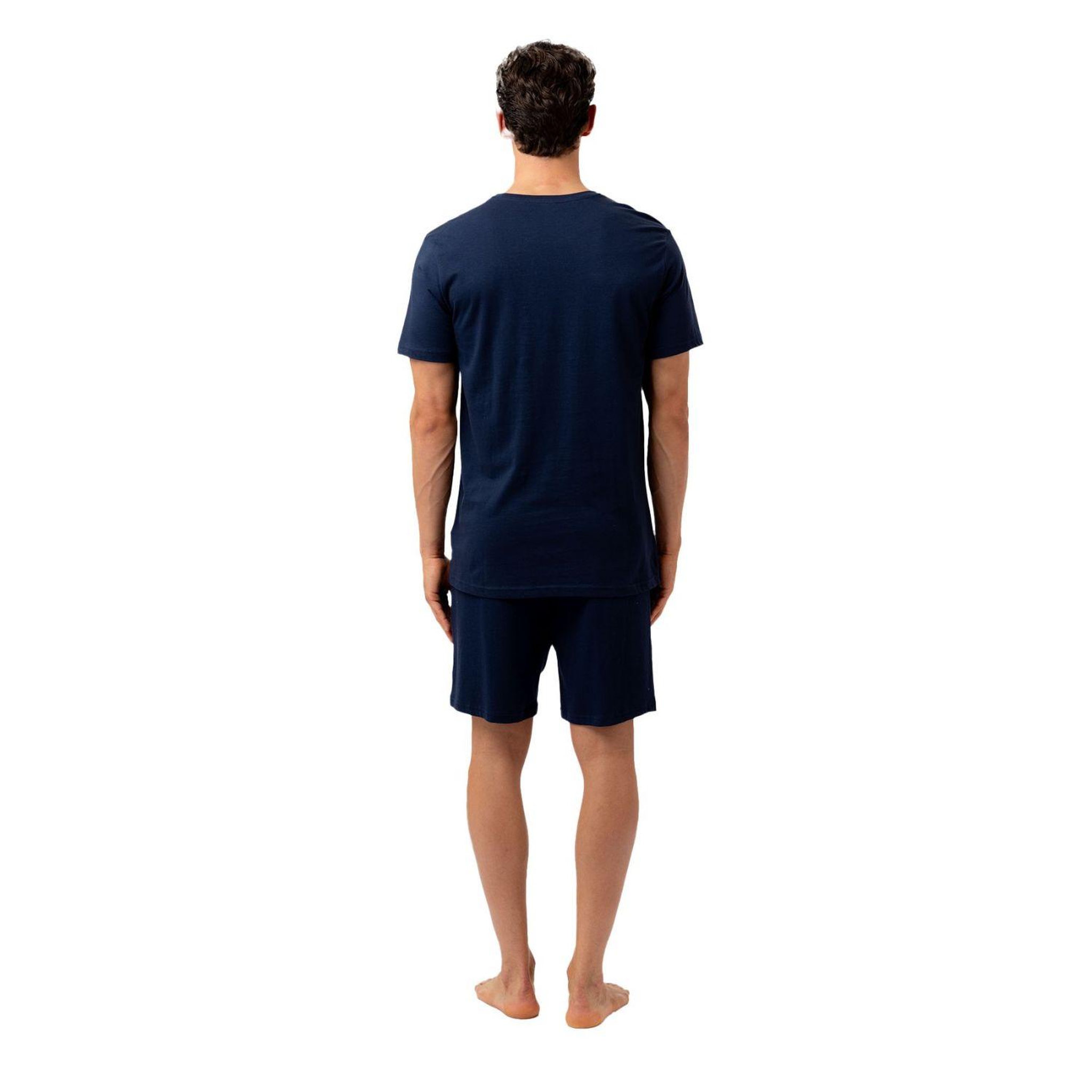 Voir la diapositive 6 : FILA Ensemble pyjama court homme en coton jersey fps1194