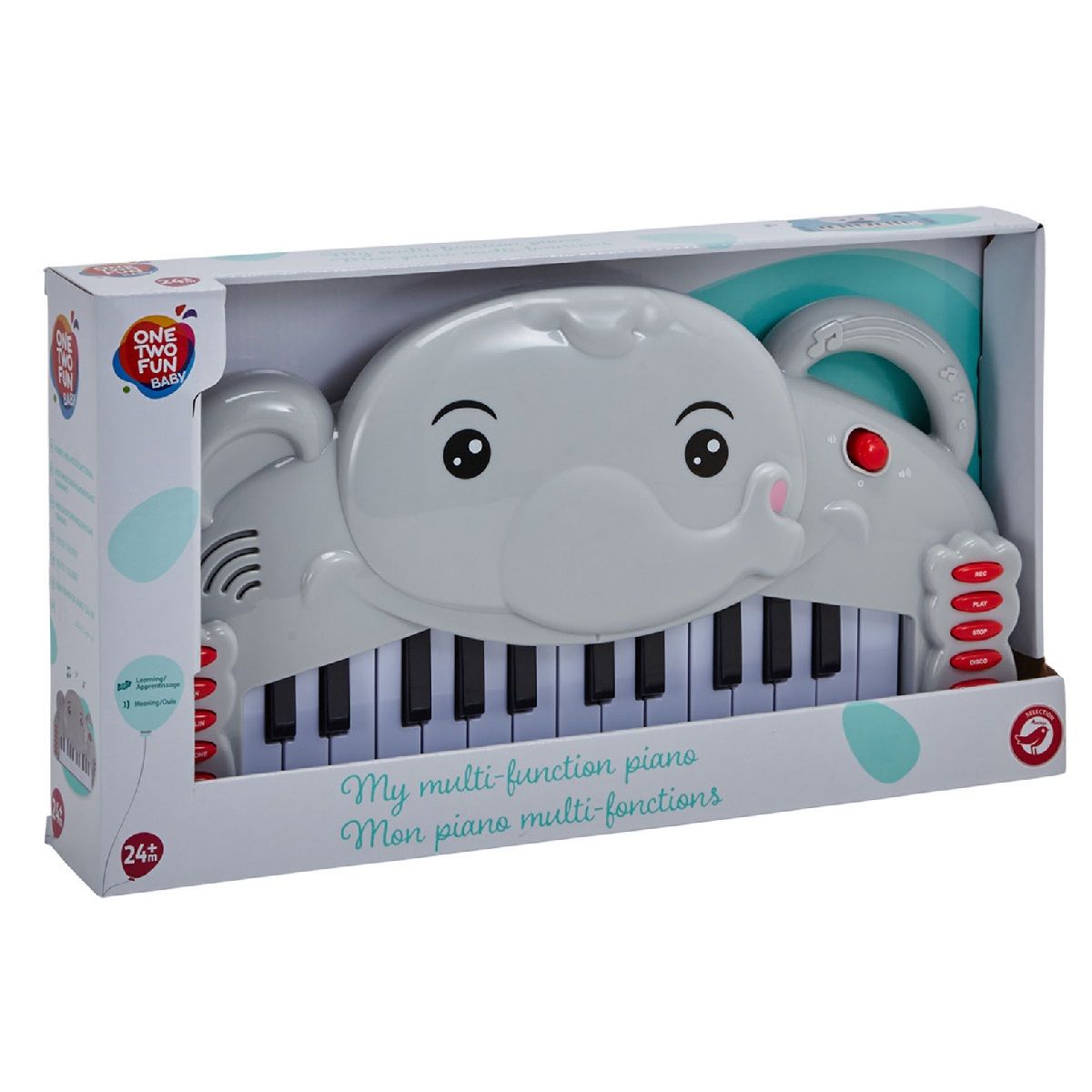 One Two Fun Mon clavier animaux rigolo