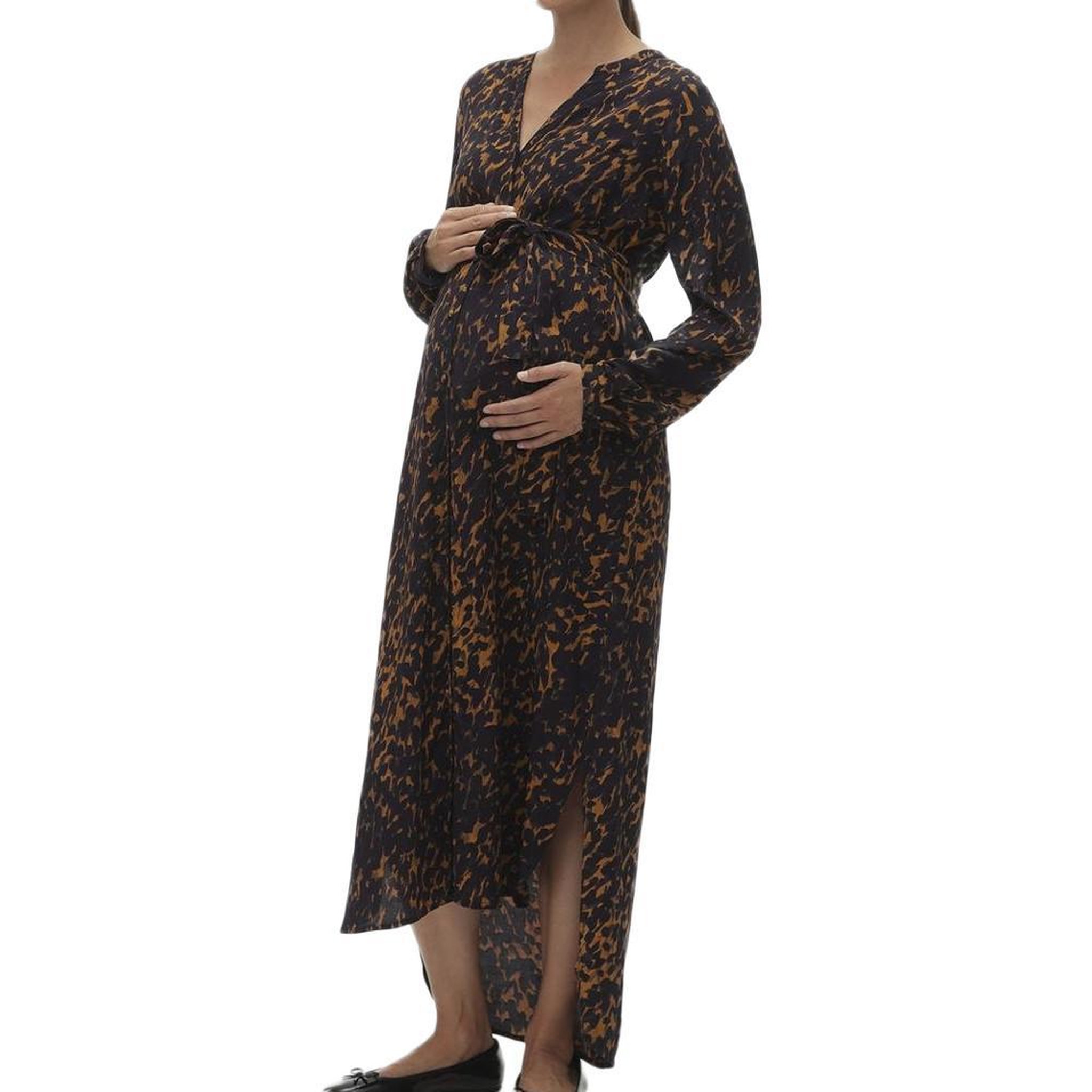 Voir la diapositive 1 : VERO MODA MATERNITY Robe Marron/Noire Femme Vero Moda Maternity Wvn
