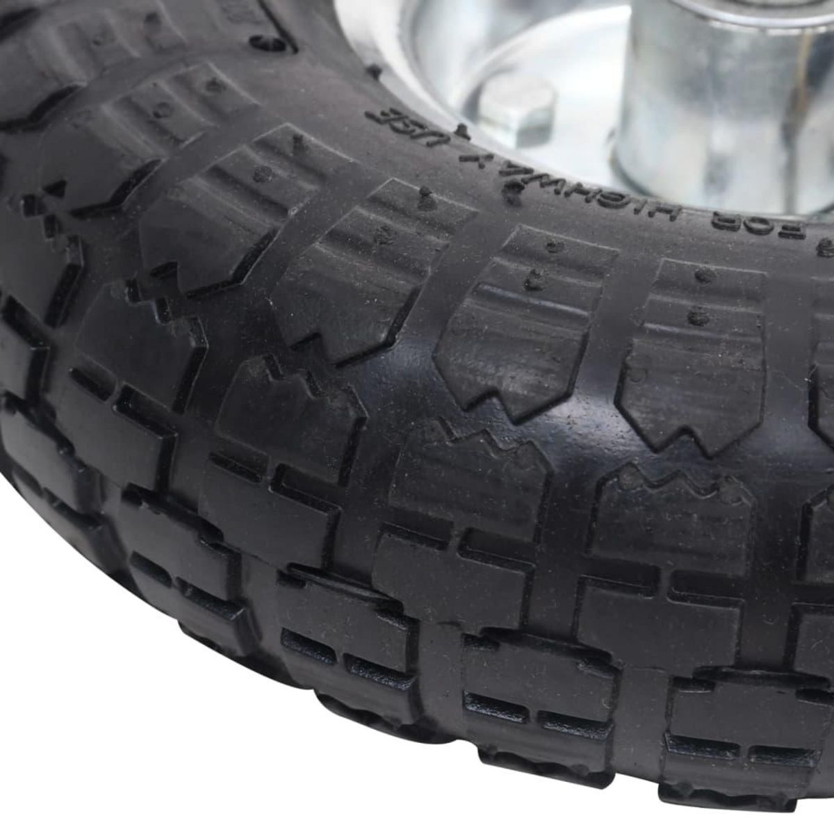 VIDAXL Roue de diable 2 pcs Caoutchouc 4.10/3.50-4 (260 x 83 mm)