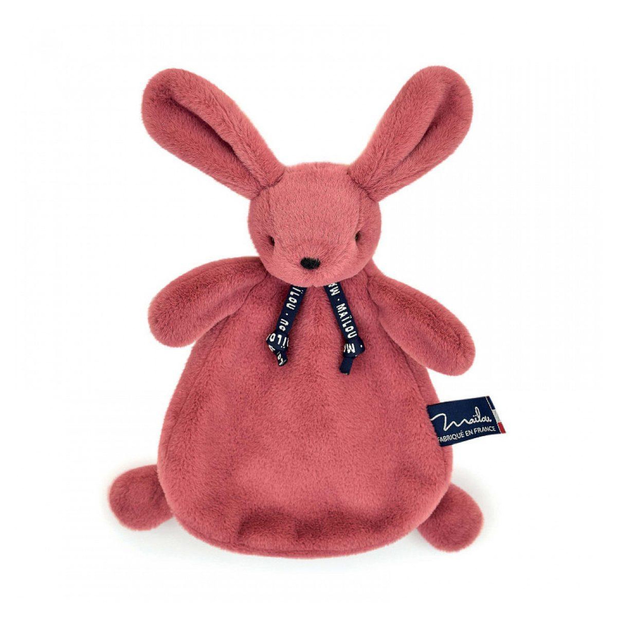MAILOU Dorlotin doudou lapin bois de rose ma0185