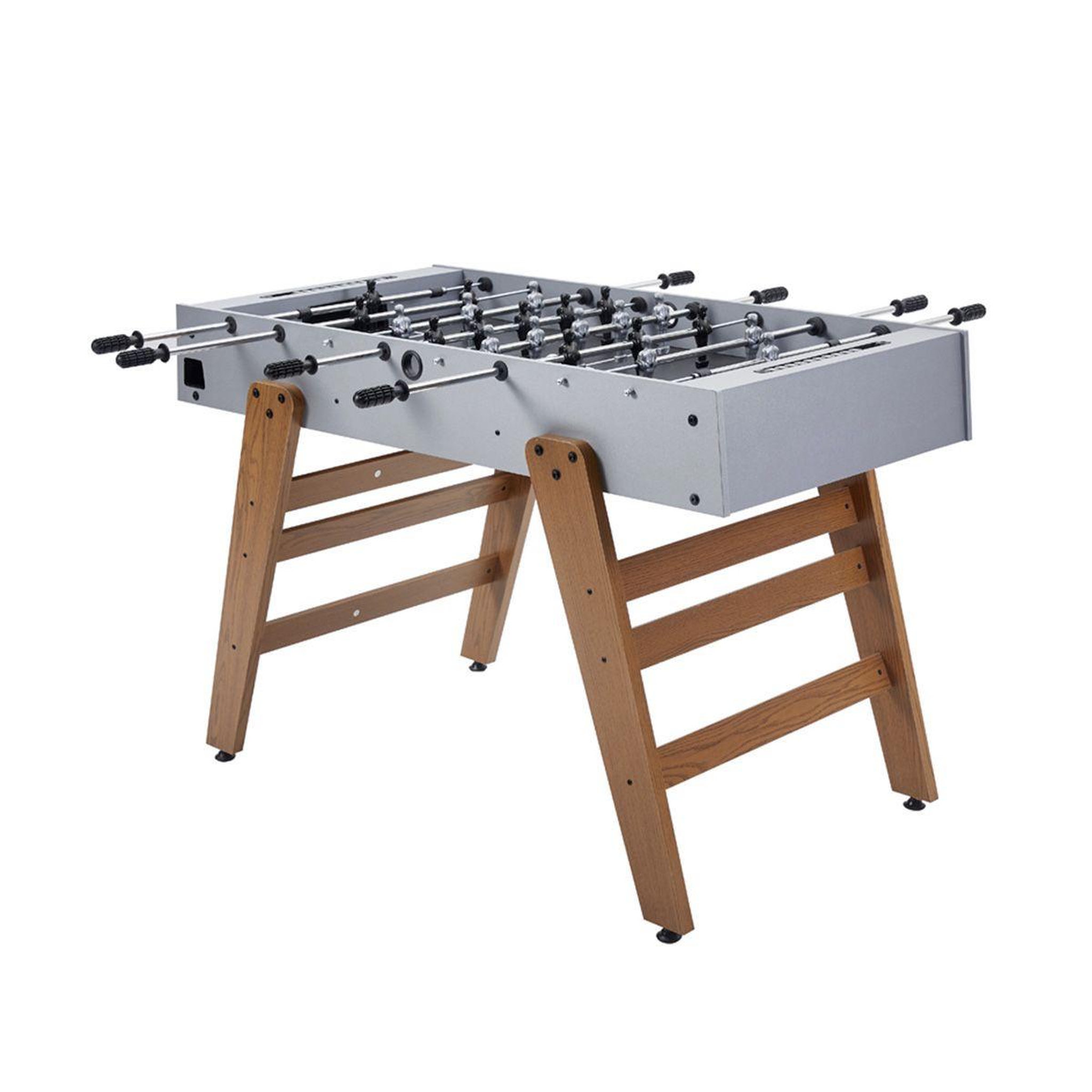 Voir la diapositive 3 : DE FAUGERES Baby foot  rabio  122cm gris & naturel