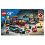 Voir la diapositive 1 : LEGO City 60389 Le garage de customisation, Jouet avec 2 Voitures, Atelier Automobile et 4 Minifigurines