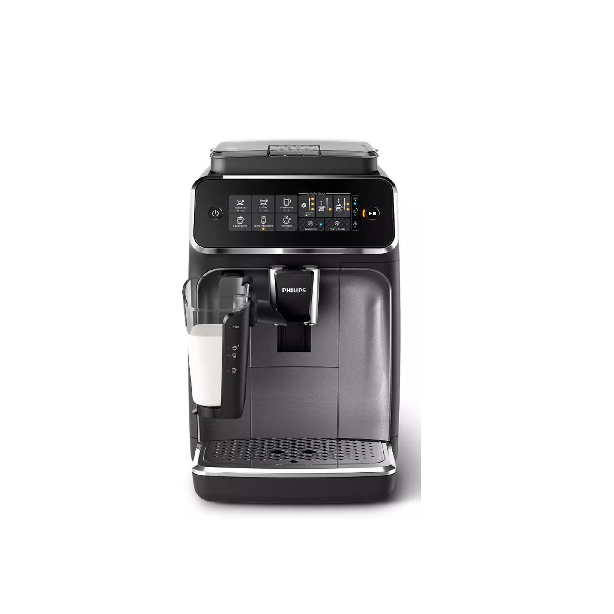 Voir la diapositive 3 : Philips Machine à expresso 15 bars noir - EP3546/70
