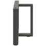 Voir la diapositive 5 : VIDAXL Pieds de table basse forme de T 2pcs anthracite 60x25x(42-43)cm