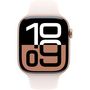 Voir la diapositive 2 : APPLE Montre connectée Serie 10 46mm Alu/Or Rose S/M