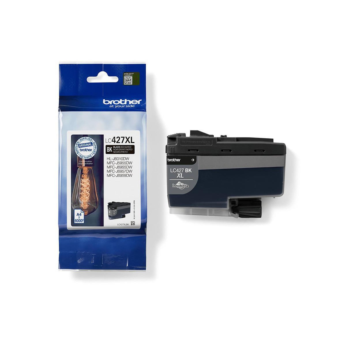 Brother Cartouche d'encre Originale LC427 XL Haute Capacité Noire - LC427XLBK