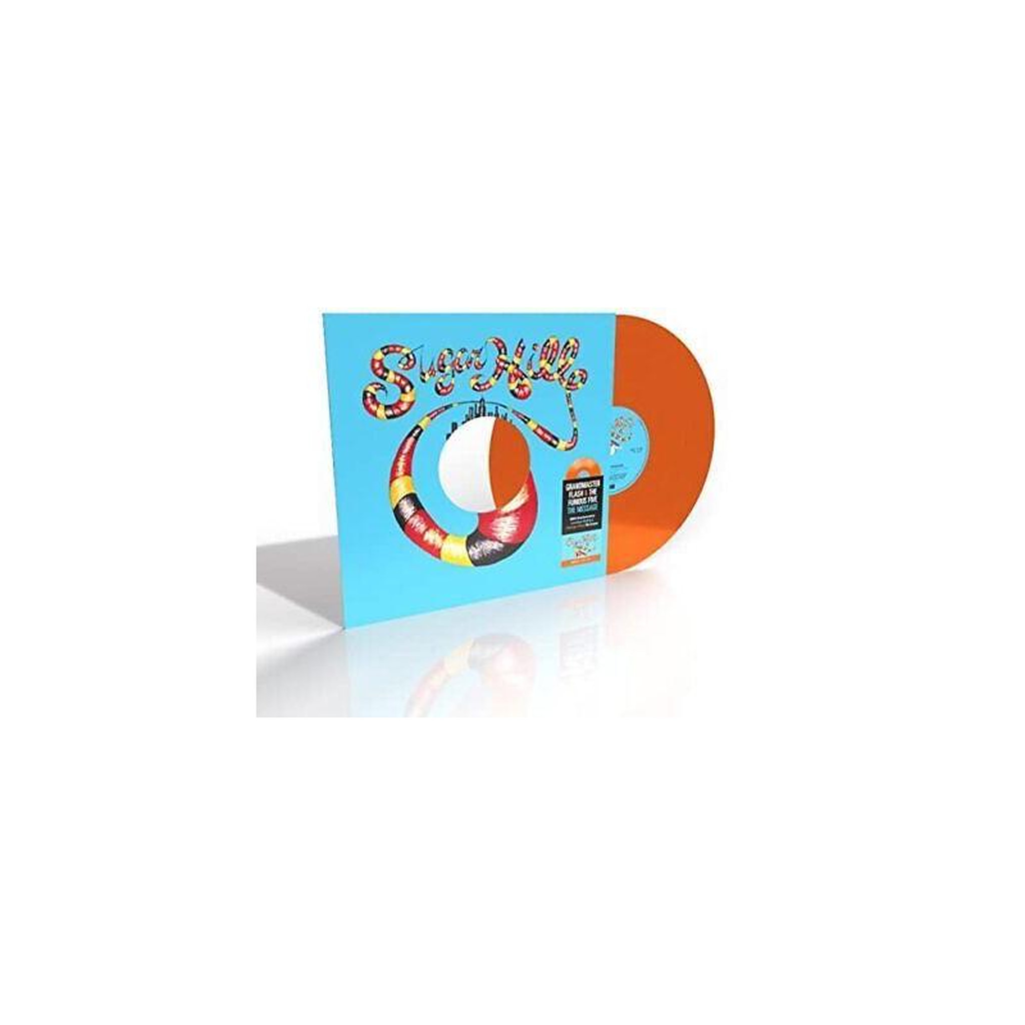 Vinyle 12  orange 140 g grandmaster flash & the furious five «the message» édition limitée 2022