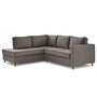 Voir la diapositive 4 : LISA DESIGN Jake - canapé déhoussable d'angle gauche 5 places en tissu