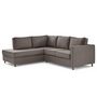 Voir la diapositive 4 : LISA DESIGN Jake - canapé déhoussable d'angle gauche 5 places en tissu