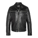 Schott Blouson en cuir  Homme  chott Blouson LCLEO. Coloris disponibles : Noir