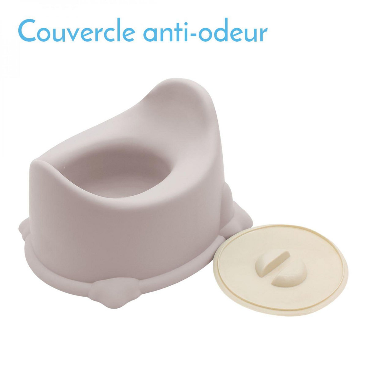 Monsieur Bébé Lot de 2 pots de toilette pour bébé avec couvercle et poignée de transport