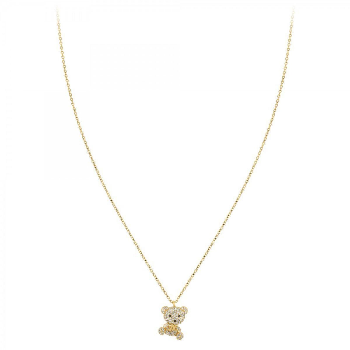 SC BOHEME Collier ourson SC Bohème orné de zirconium