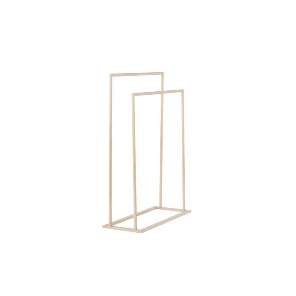 Paris Prix Portant à Vêtements Double  Alva  100cm Naturel