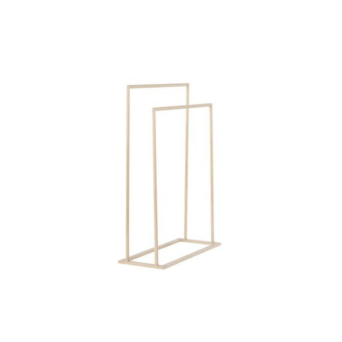 Paris Prix Portant à Vêtements Double  Alva  100cm Naturel