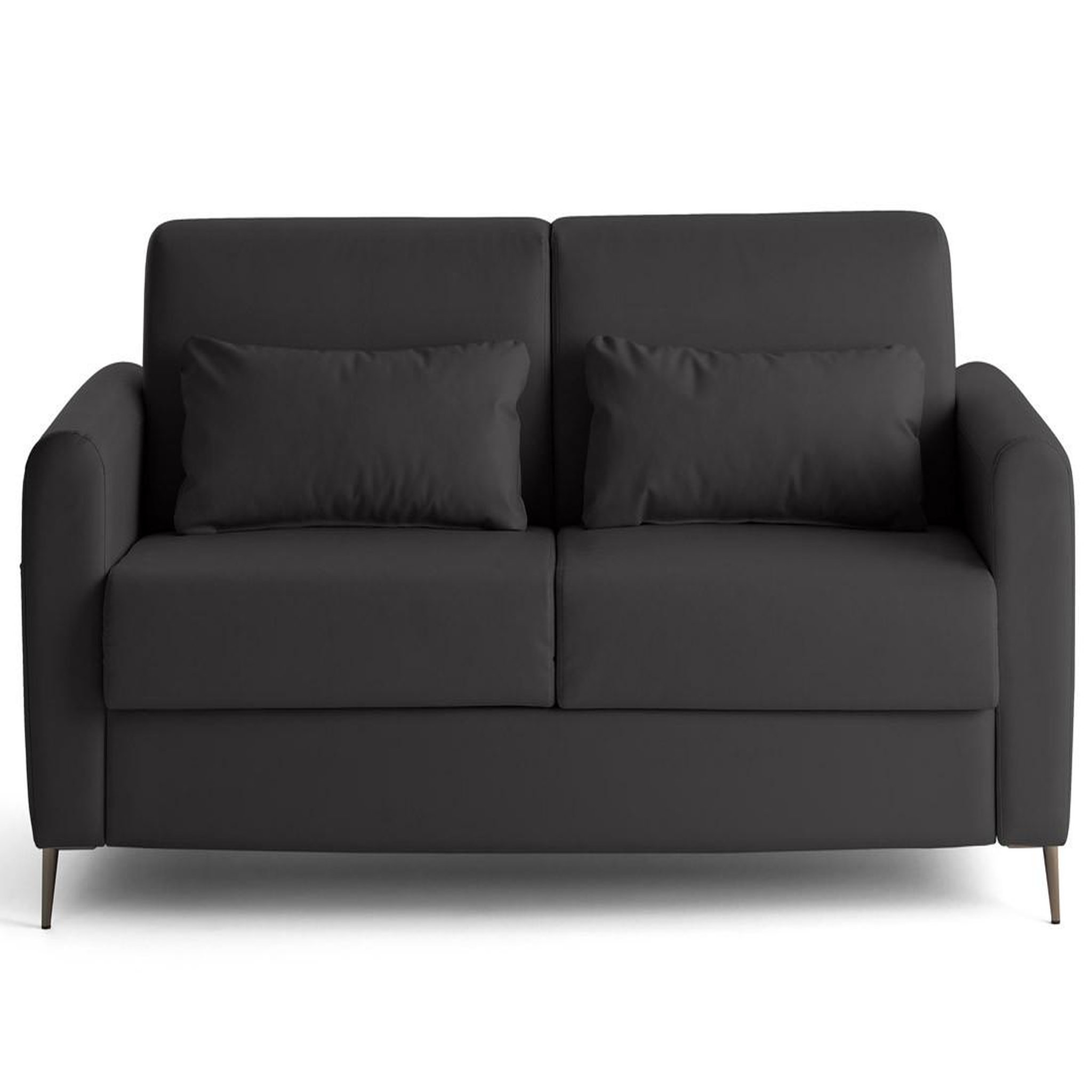 Voir la diapositive 1 : LISA DESIGN Owen - canapé 3 places convertible express couchage quotidien 140 cm matelas 12 cm en simili