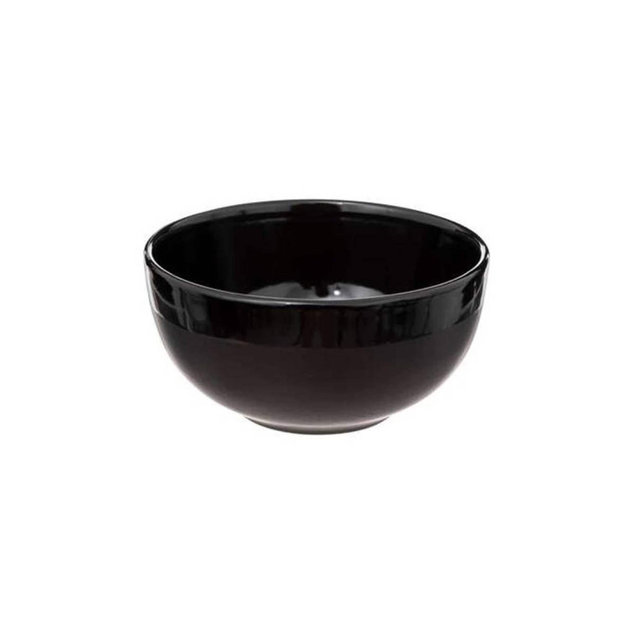 Voir la diapositive 2 : SECRET DE GOURMET Lot de 6 bols en céramique  alpha  42cl noir