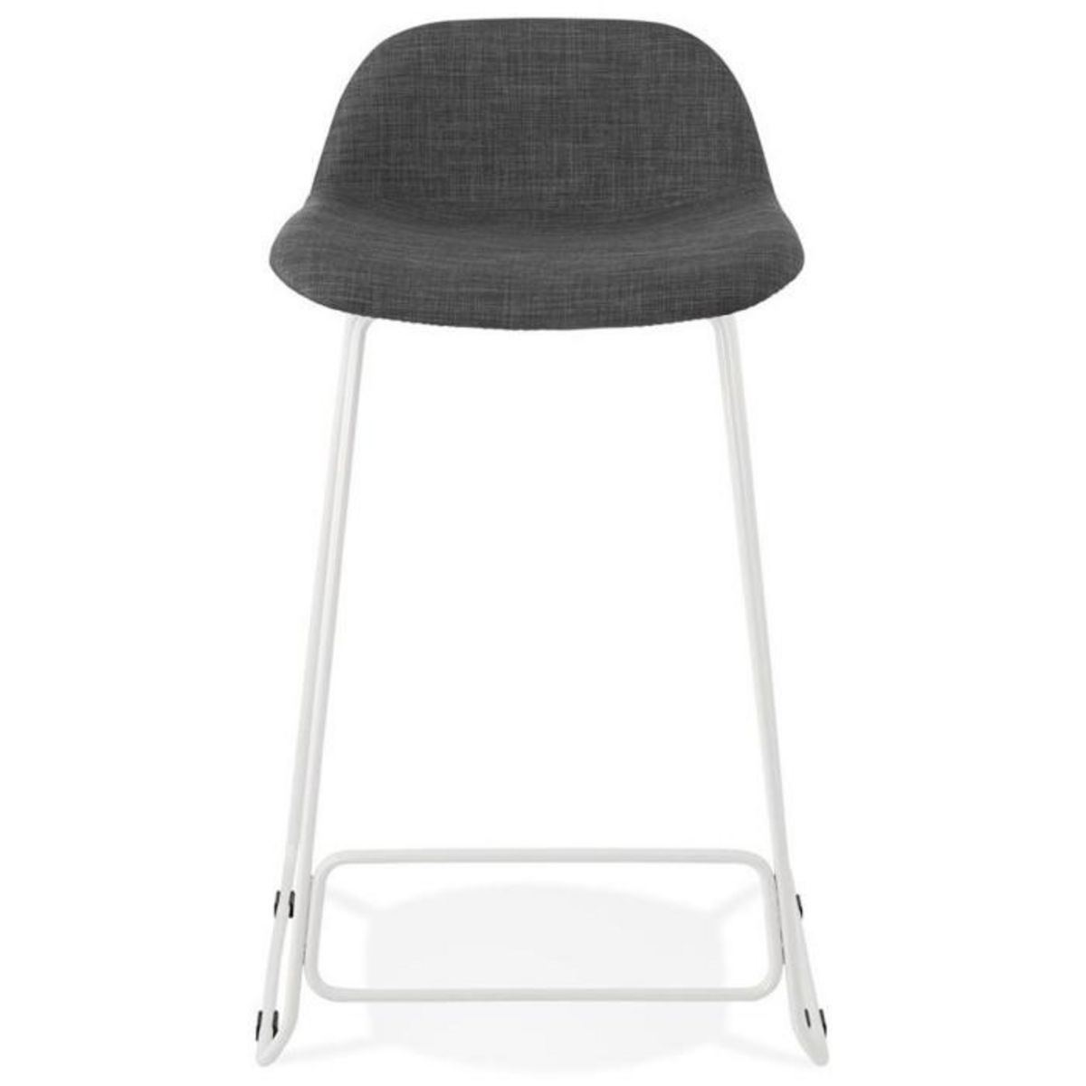 Paris Prix Tabouret de Bar Design  Sochi  85cm Gris Foncé & Blanc