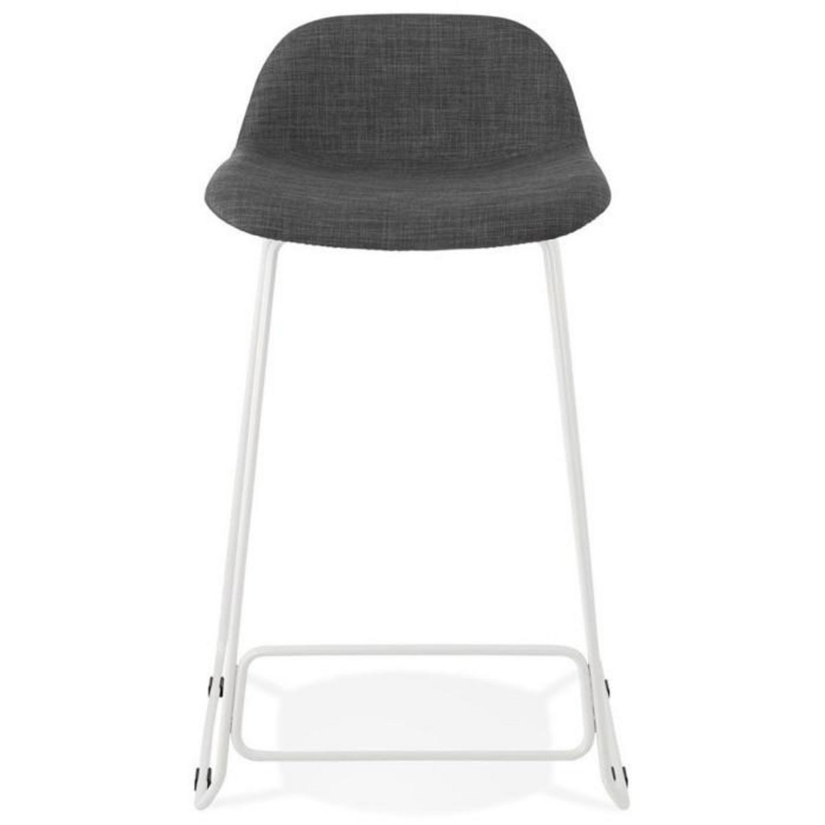 Paris Prix Tabouret de Bar Design  Sochi  85cm Gris Foncé & Blanc