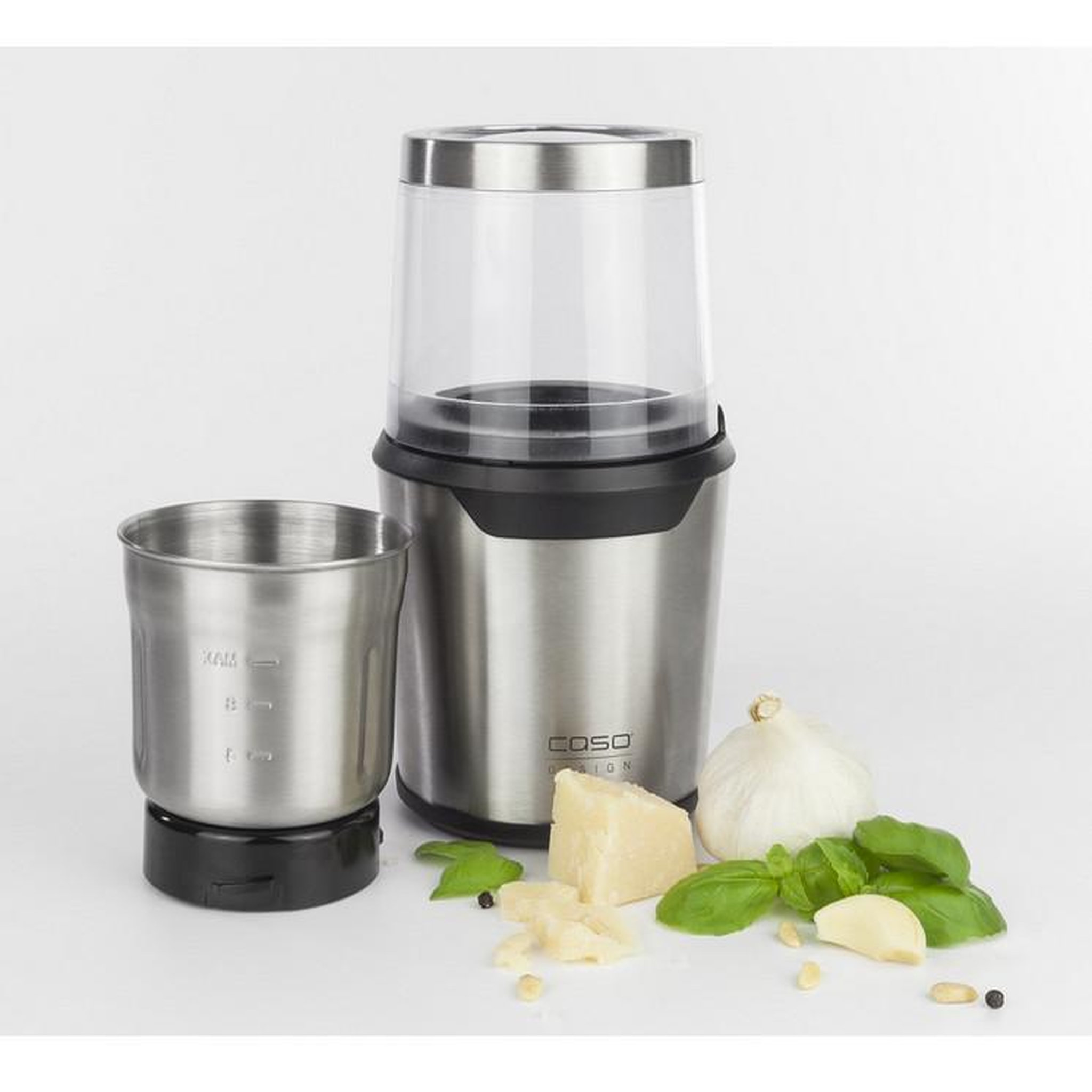 Voir la diapositive 2 : caso Mini-hachoir 200w inox - 1749