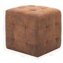 Voir la diapositive 6 : VIDAXL 2 pcs Poufs Marron 30 x 30 x 30 cm Similicuir daim