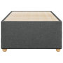 Voir la diapositive 4 : VIDAXL Cadre de lit sans matelas gris fonce 80x200 cm tissu