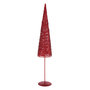Voir la diapositive 1 : Paris Prix Sapin de Noël sur Socle  Glitter  85cm Rouge