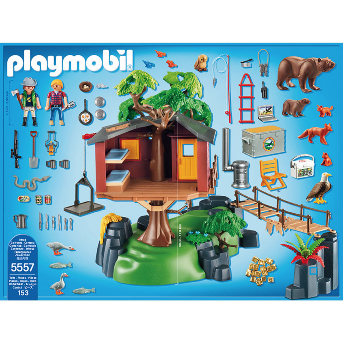 PLAYMOBIL 5557 - Wild life - Cabane des aventuriers dans les arbres