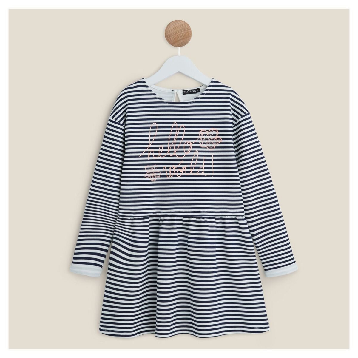 IN EXTENSO Robe molleton fille pas cher Auchan.fr