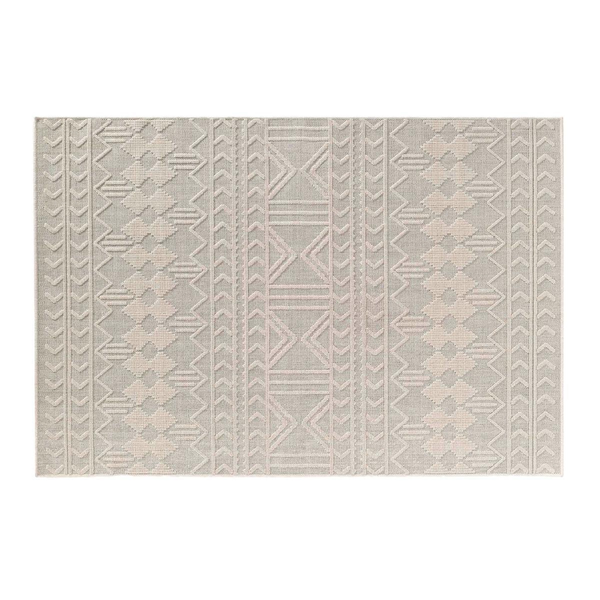 Douceur d'Intérieur Tapis déco tissé  valam  160x230cm naturel
